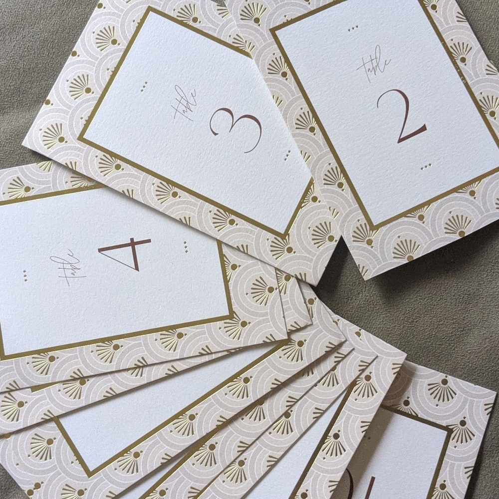 Wedding Table Numbers - Picture 4 of 6